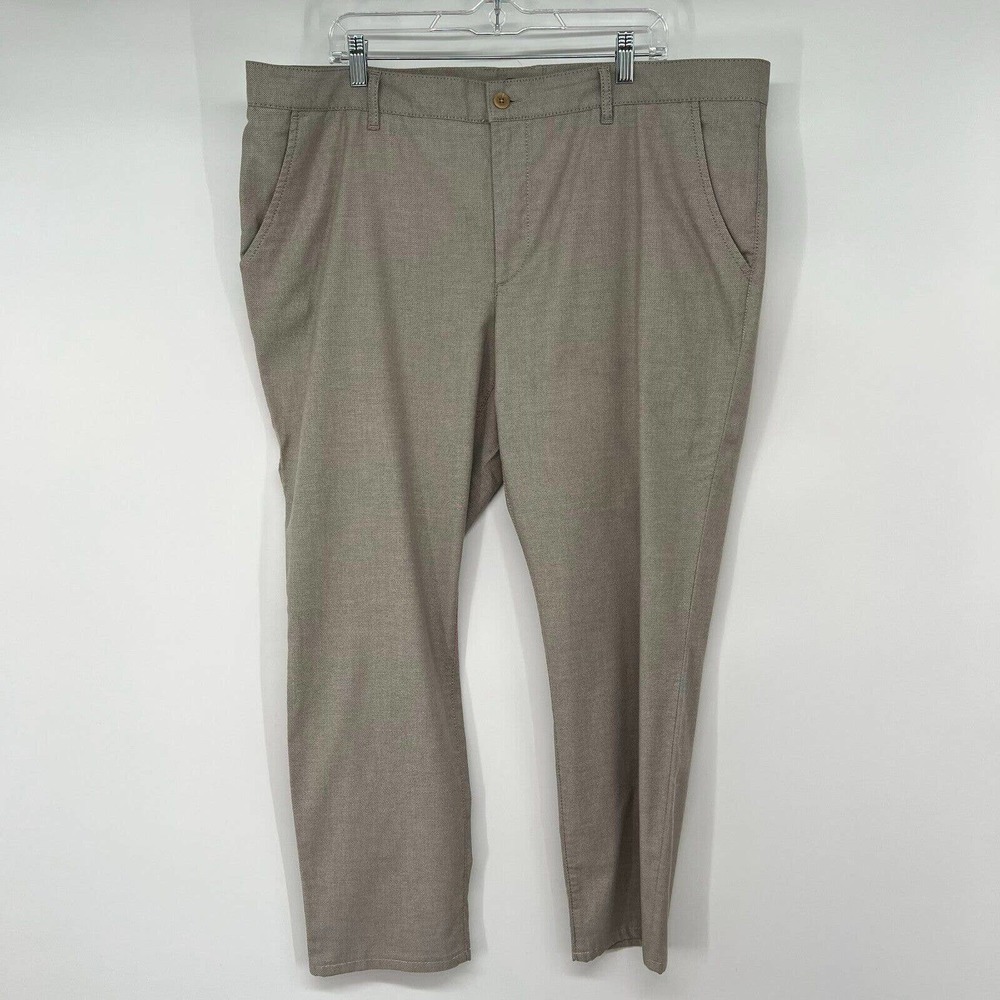 Alberto Regular Fit Lou-J Smart Chino Pants Men's Sz 42 Beige Stretch Comfort